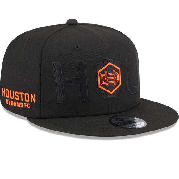 Houston Dynamo FC New Era Kick Off 9FIFTY Snapback Hat - Black - Picture 10 of 13